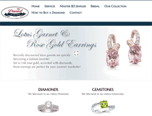 Tablet Screenshot of danieljewelers.org